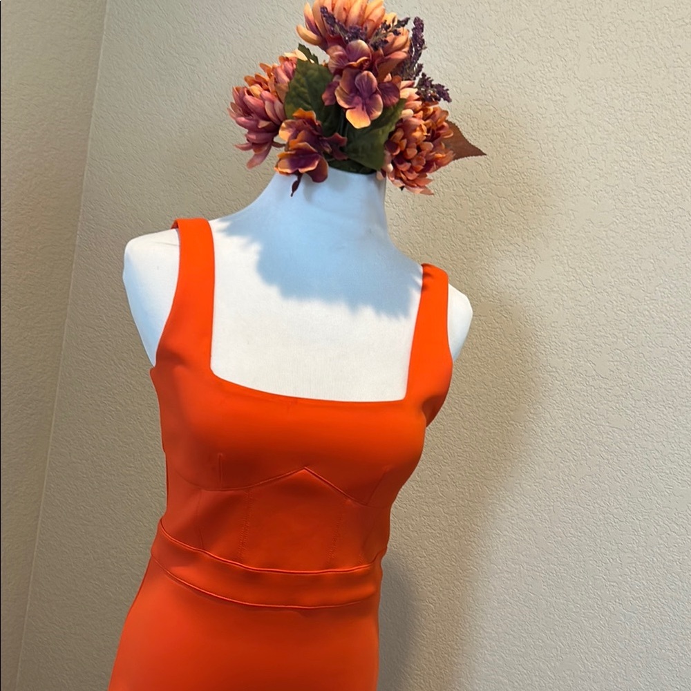 Marciano Guess Spicy Orange Dress - Picture 3 of 4